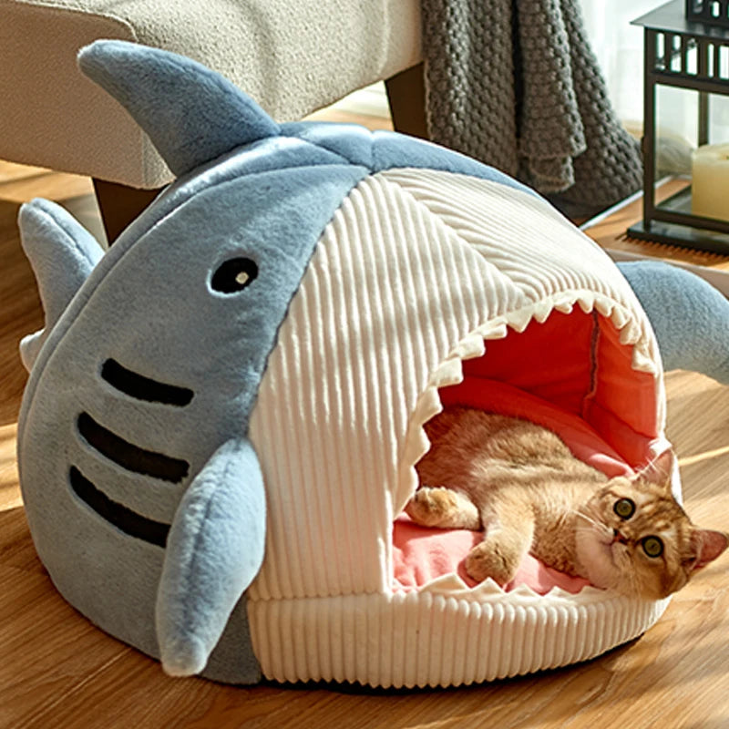 Cozy Cave Cat Bed – Warm Enclosed Nest for Cats & Small Dogs