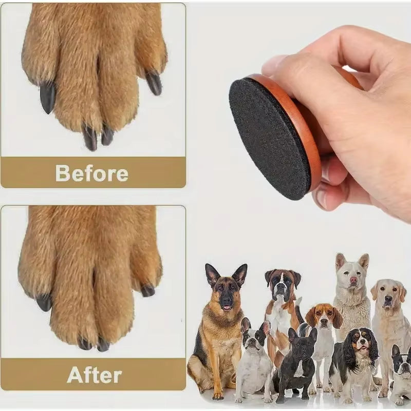 Wooden Dog Nail Scratching Board – Manual Nail File & Claw Grinder for Dogs