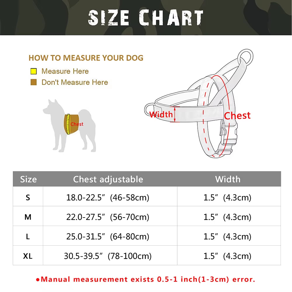 No-Pull Dog Harness with Handle – Reflective, Adjustable