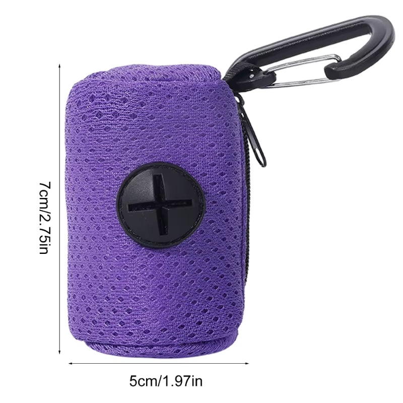 Dog Waste Bag Dispenser – Easy Clip-On Poop Bag Holder for Walks