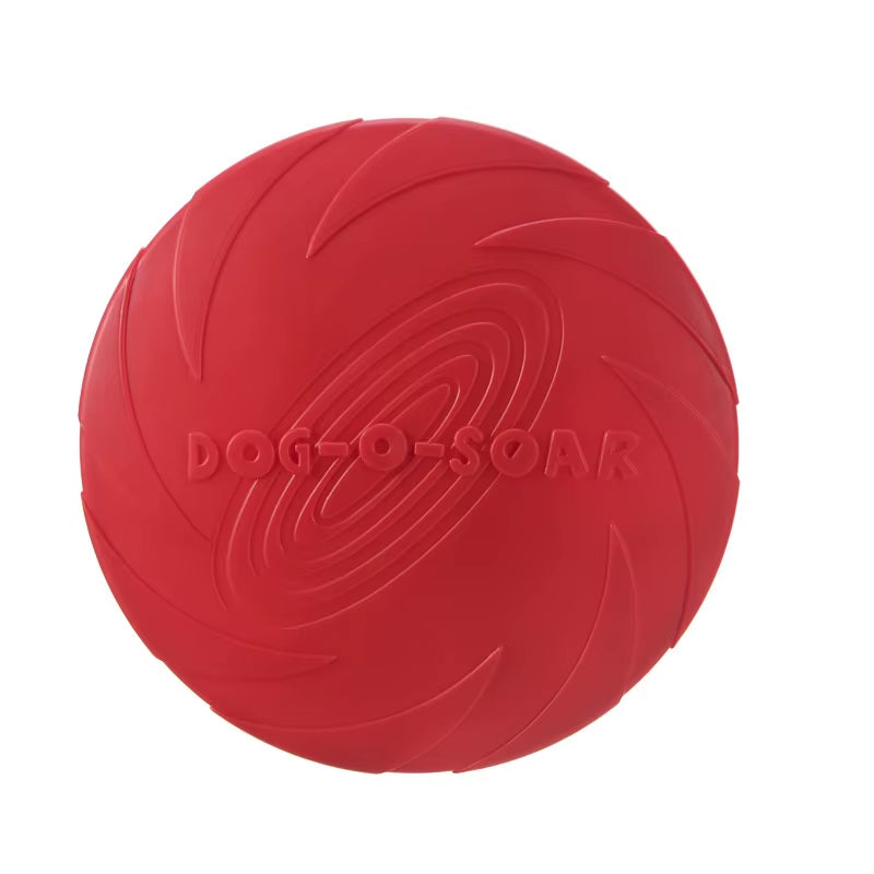 Interactive Silicone Flying Disc for Dogs – Chew-Resistant Fetch & Training Toy