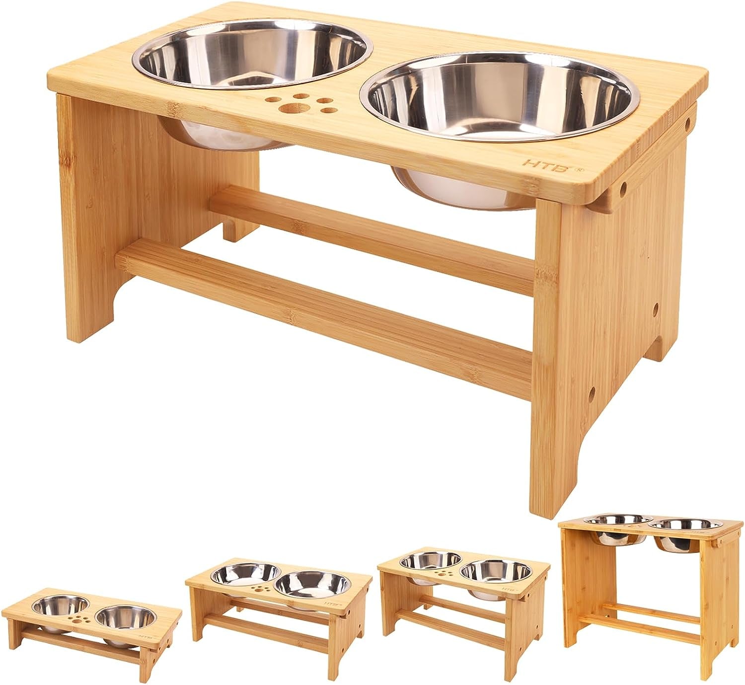 Elevate Your Dog's Dining Experience with Our Stylish Raised Dog Bowl Stand - Perfect for Medium to Large Breeds!