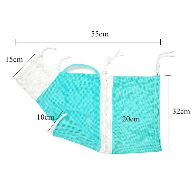 Mesh Cat Grooming & Bathing Bag – Anti-Scratch Restraint for Nail Trimming & Washing