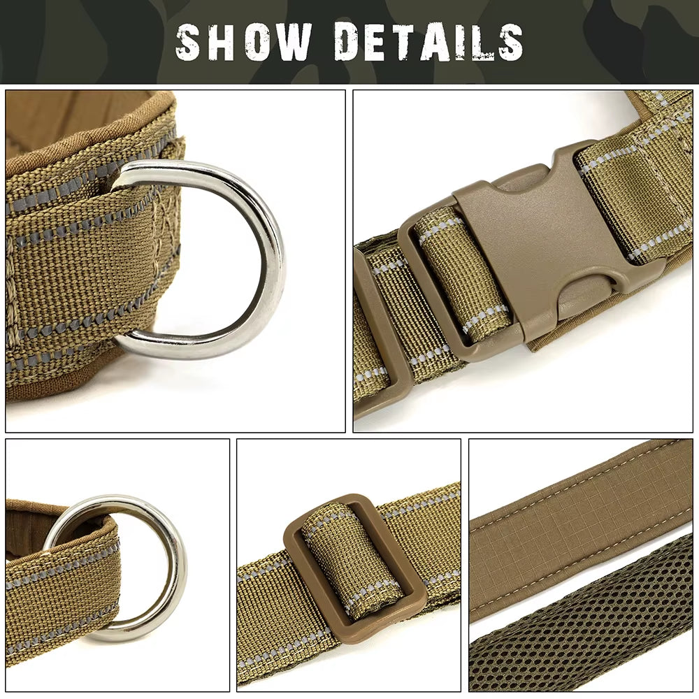 No-Pull Dog Harness with Handle – Reflective, Adjustable