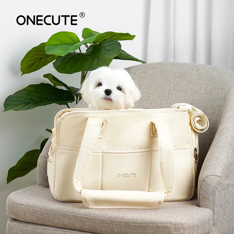Portable Pet Carrier Shoulder Bag – Travel Handbag for Small Dogs & Cats with Optional Accessories